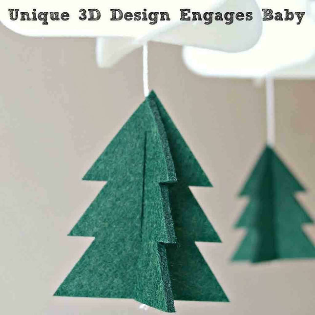 Tranquil Dreams: Eco-Conscious Handcrafted Baby Crib Mobile