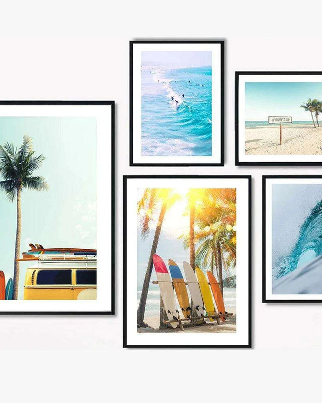 Seaside Bliss Canvas Print - Coastal Escape Wall Art