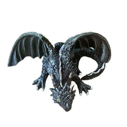 Elegant Winged Dragon Sculpture - Enchanting Home Decor Accent