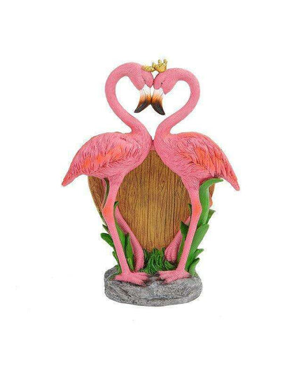Exotic Flamingo Resin Garden Planter - Tropical Oasis Accent Piece