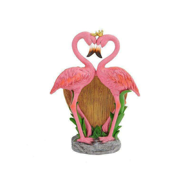 Exotic Flamingo Resin Garden Planter - Tropical Oasis Accent Piece