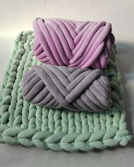 Luxury Crystal Fleece Cotton Yarn: 1KG for Exquisite Hand-Knitting Creations