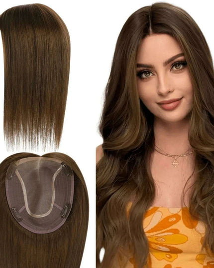 Natural-Looking 6x7 Inch Virgin Human Hair Toppers for Effortless Coverage