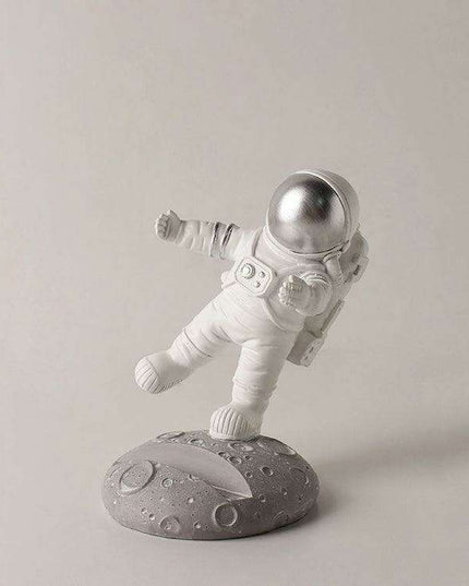 Whimsical Nordic Astronaut Resin Figurine - Unique Space-Themed Home Accent & Gift Idea