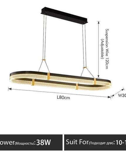 Versatile Dimmable LED Chandelier with Customizable Features