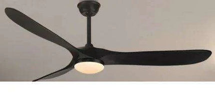 Vintage Industrial 60-Inch Wooden Ceiling Fan with Remote and Integrated Lighting