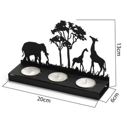 Wrought Iron Laser Cut Candle Holder – Stylish Tealight Decor for Home and Gifts