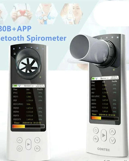 Smart Bluetooth Spirometer for Accurate Lung Function Monitoring and Data Analysis