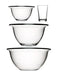 Multi-Purpose Glass Bowl Set for Cooking and Serving Dishes