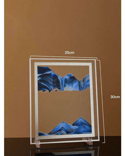 Mesmerizing 3D Glass Quicksand Art for a Tranquil Environment