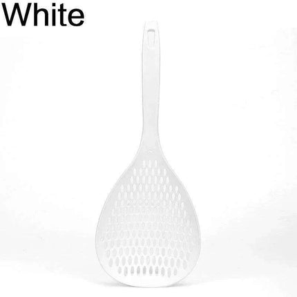 Oversized Slotted Cooking Strainer Spoon - Essential Tool for Effortless Draining and Cooking