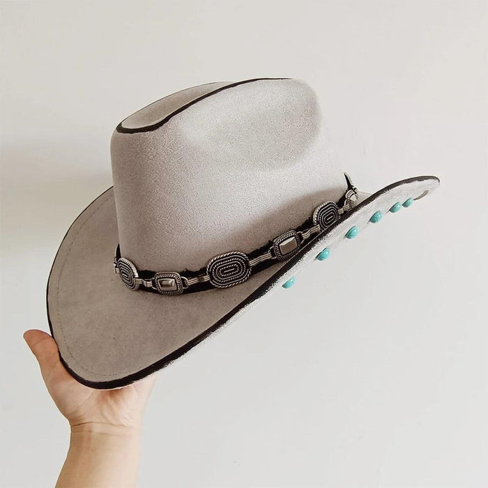 Chic Retro Cowboy Hat - Elegant White Jazz Style for All Occasions