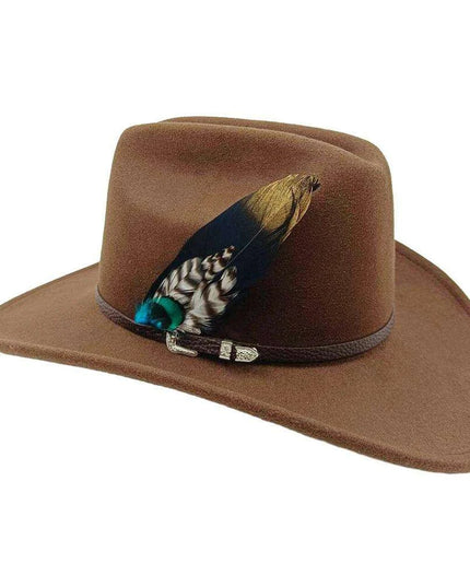 Chic Retro Cowboy Hat - Elegant White Jazz Style for All Occasions