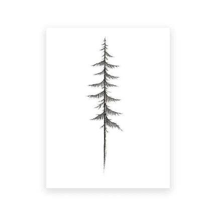 Coastal Serenity: Hemlock & Pine Forest Canvas Art Collection