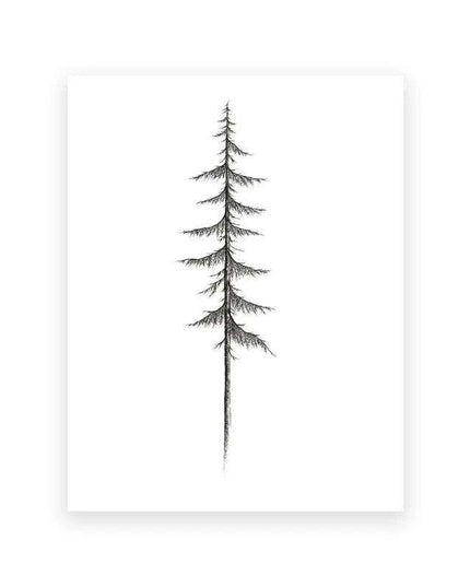 Coastal Serenity: Hemlock & Pine Forest Canvas Art Collection