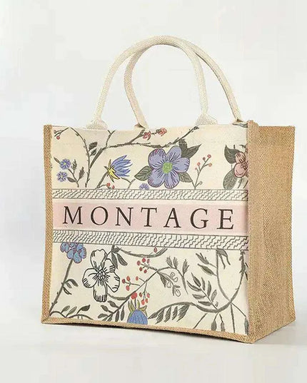 Customizable 100-Piece Eco-Friendly Jute Beach Bag Set for Events and Boutiques