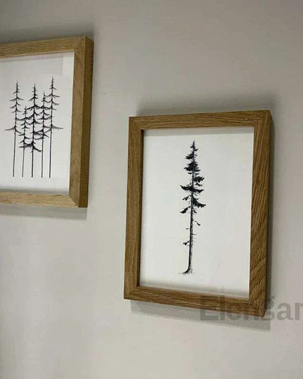 Coastal Serenity: Hemlock & Pine Forest Canvas Art Collection