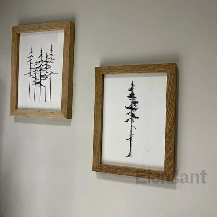 Coastal Serenity: Hemlock & Pine Forest Canvas Art Collection