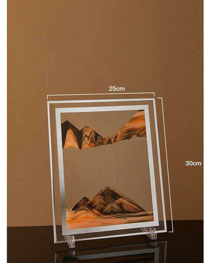 Mesmerizing 3D Glass Quicksand Art for a Tranquil Environment