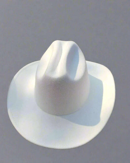 Chic Retro Cowboy Hat - Elegant White Jazz Style for All Occasions