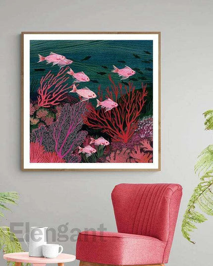 Tranquil Ocean Bliss - Watercolor Coastal Wall Art Decor