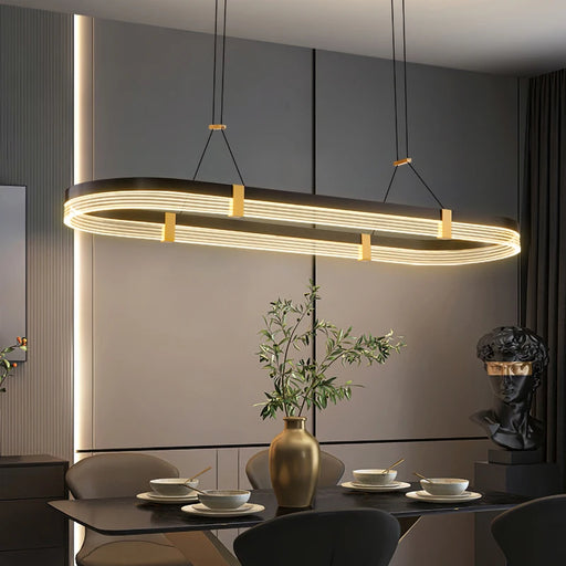 Adjustable LED Chandelier with Customizable Light Options