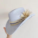 Chic Retro Cowboy Hat - Elegant White Jazz Style for All Occasions