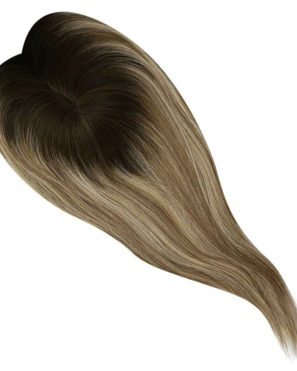 Natural-Looking 6x7 Inch Virgin Human Hair Toppers for Effortless Coverage