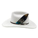 Chic Retro Cowboy Hat - Elegant White Jazz Style for All Occasions