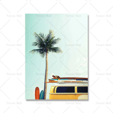 Seaside Bliss Canvas Print - Coastal Escape Wall Art