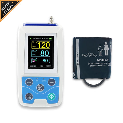 ABPM50 Automatic Blood Pressure Monitor NIBP Holter With USB And 24 Hour Record