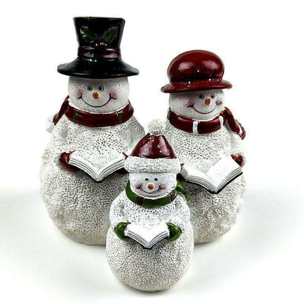 Chic Winter Snowman Decor | Opulent Holiday Accent