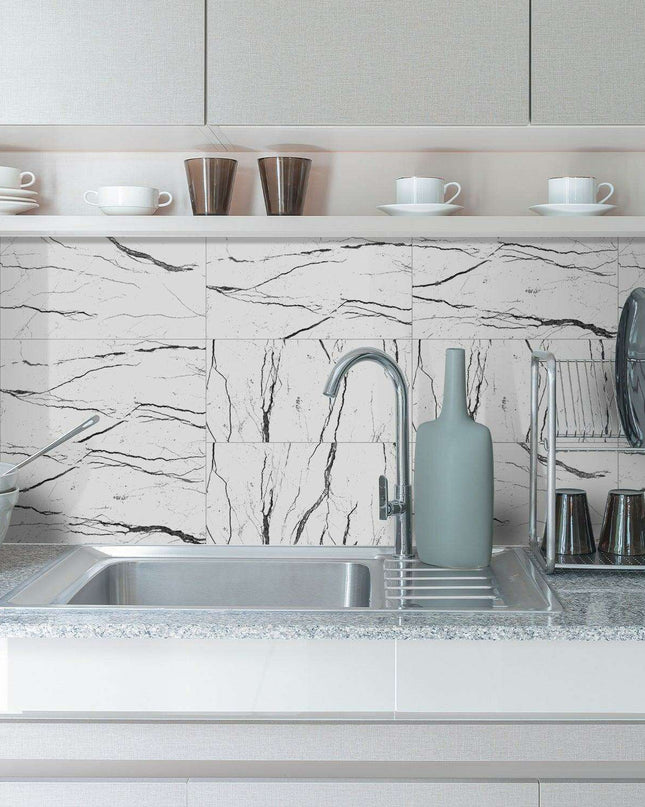 Luxurious Waterproof Brick Decals for Washbasin Enhancement