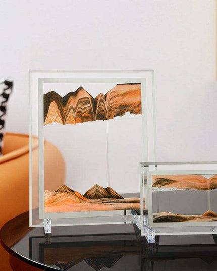 Mesmerizing 3D Glass Quicksand Art for a Tranquil Environment
