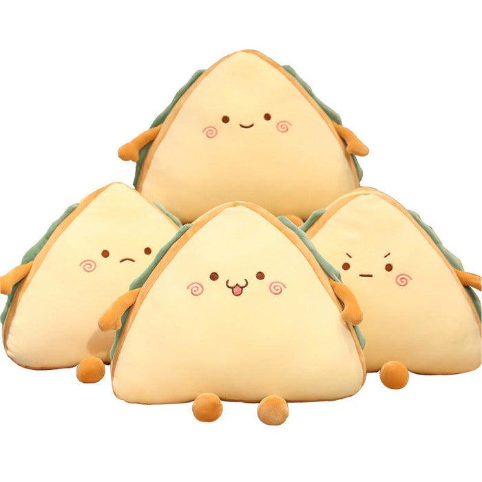 Whimsical Plush Expression Pillow: Charming Room Decor Accent
