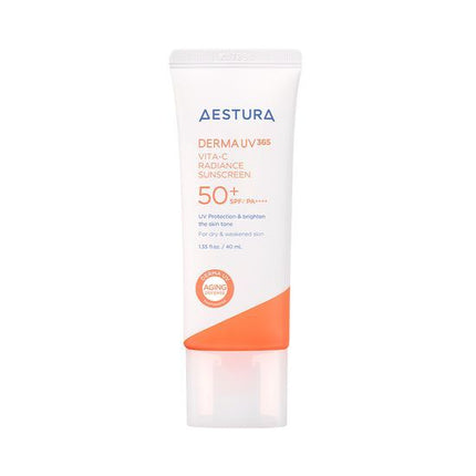 AESTURA DERMA UV 365 VITA-C RADIANCE SUNSCREEN SPF50+ PA++++ 40ml - Très Elite