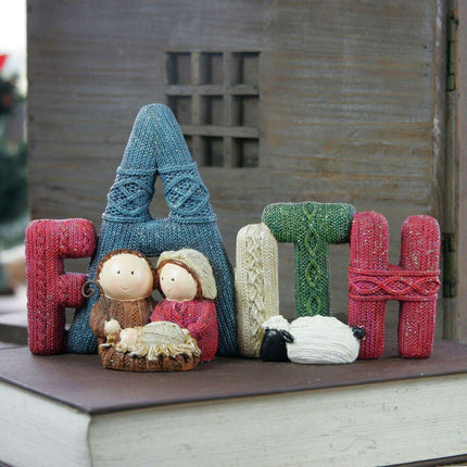 Elegant European LOVE/FAMILY Resin Decor - Charming Home Accents and Meaningful Gifts