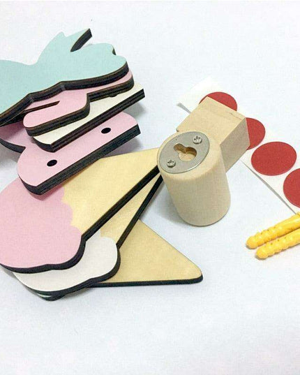 Charming Nordic Wall Hooks for Kids - Cute Rabbit, Cactus, Bow, and Ice Cream Designs