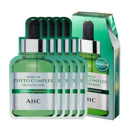 AHC Luxurious Phyto Complex Cellulose Mask Sheets - 5-Pack for Glowing and Hydrated Skin - Très Elite
