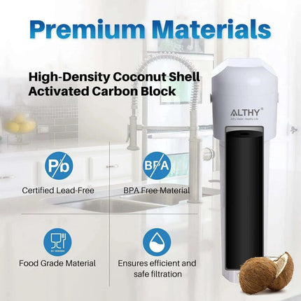 ALTHY Advanced Under Sink Water Filtration System - NSF/ANSI Certified for Superior Purity and Taste - Très Elite