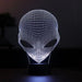 Alien 3D Illusion LED Night Light - Table Lamp for Home Office Decoration