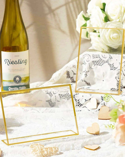 Stylish Gold Acrylic Display Holder Set for Multipurpose Showcasing