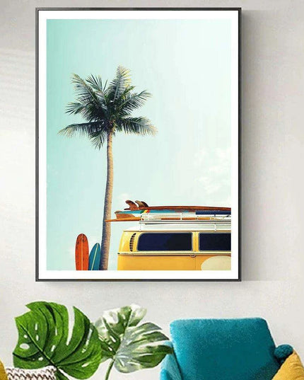 Seaside Bliss Canvas Print - Coastal Escape Wall Art