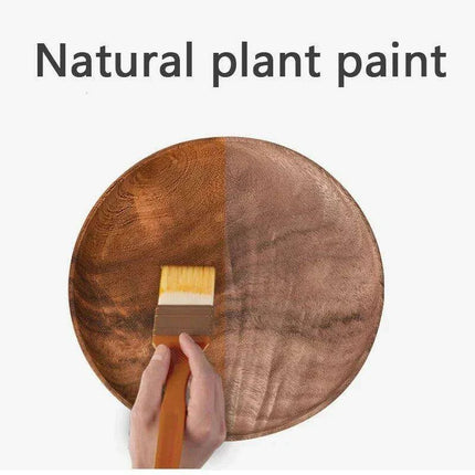 Acacia Wood Japanese Tableware Collection - Stylish Plates & Serving Tray for All Occasions - Très Elite