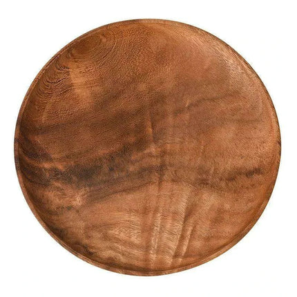 Acacia Wood Japanese Tableware Collection - Stylish Plates & Serving Tray for All Occasions - Très Elite
