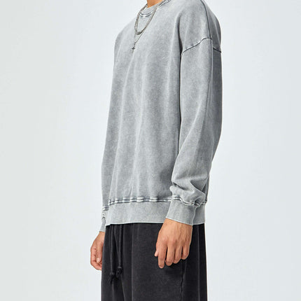 Acid Wash Oversize Sweatshirt - 360 GSM