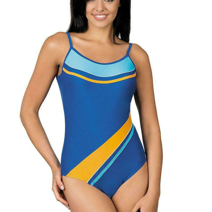 Active Women's Fashionable Deep-Cut One-Piece Swimsuit: Lorin Indulge - Très Elite