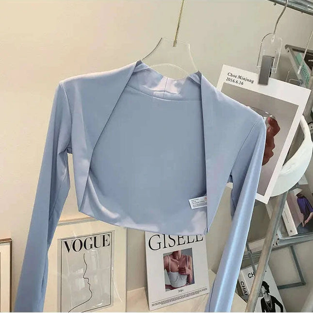 Active Women's Quick-Dry Long Sleeve Yoga Cardigan for Gym and Outdoor Workouts