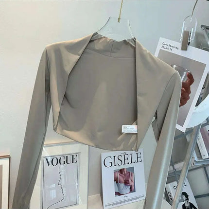 Active Women's Quick-Dry Long Sleeve Yoga Cardigan for Gym and Outdoor Workouts