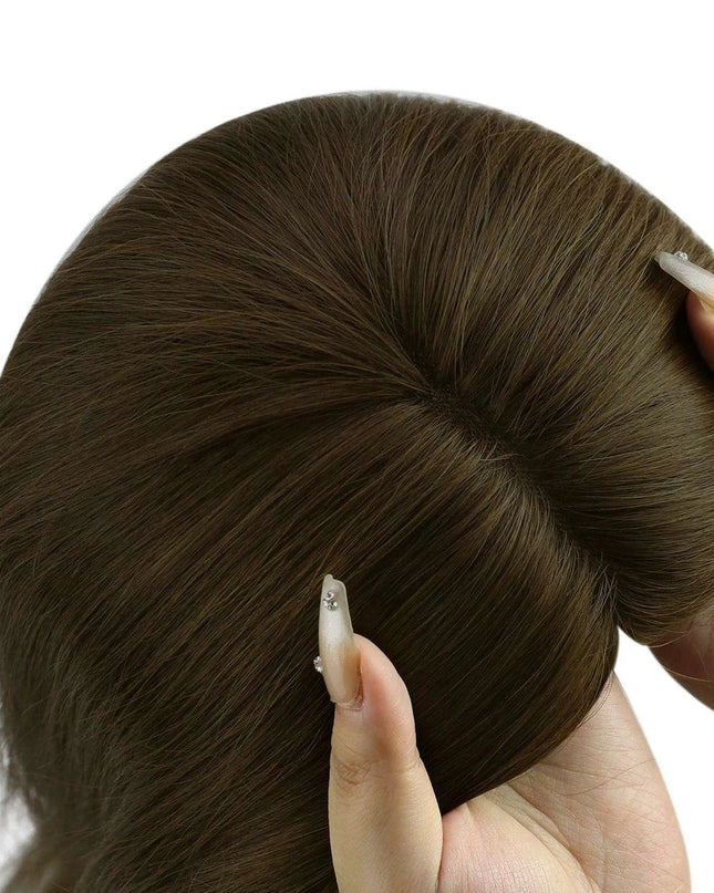 Natural-Looking 6x7 Inch Virgin Human Hair Toppers for Effortless Coverage